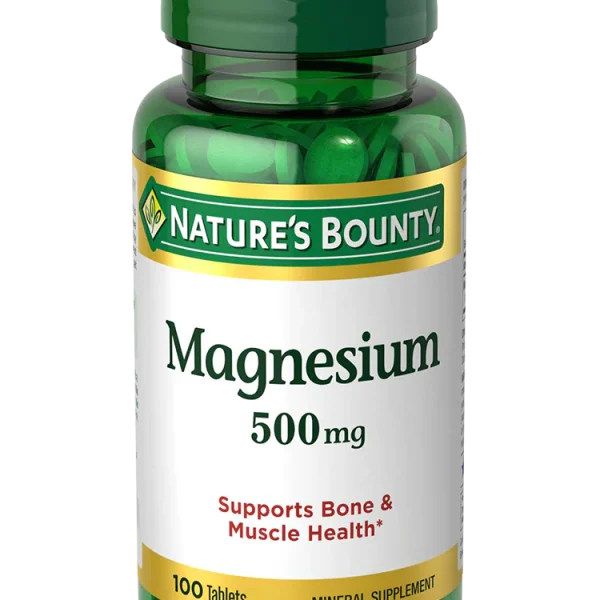 Nature Bounty Magnesium 500 mg, 100 Tablets