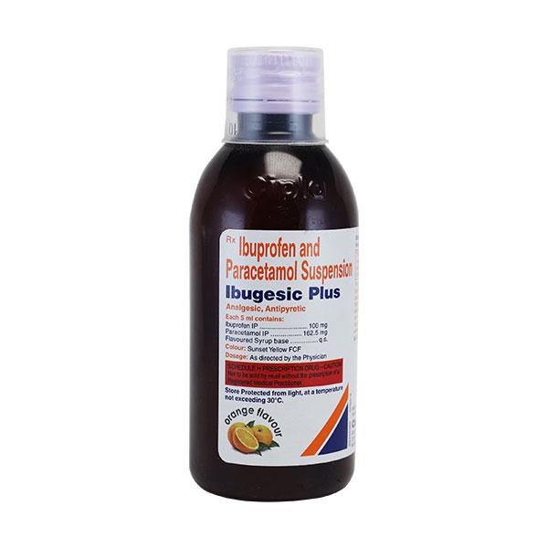 Ibuprofen And Paracetamol Suspension Ibugesic Plus 100 ml