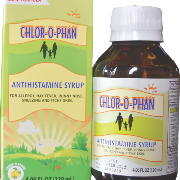Chlor-O-Phan Antihistamine Syrup 120ml